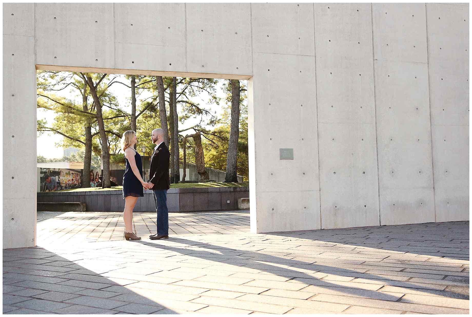 Cullen Sculpture Garden Engagement Photo Alexm Photography